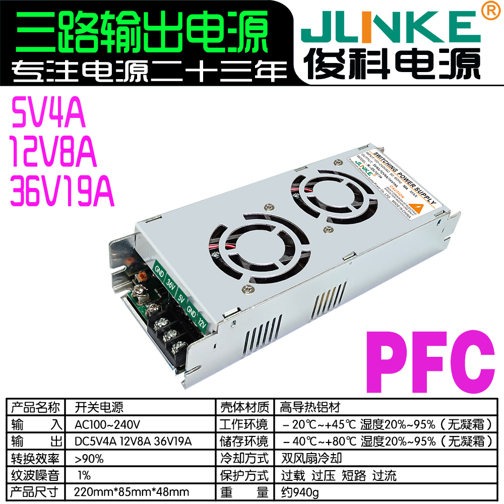 5V4A/12V8A/36V19A