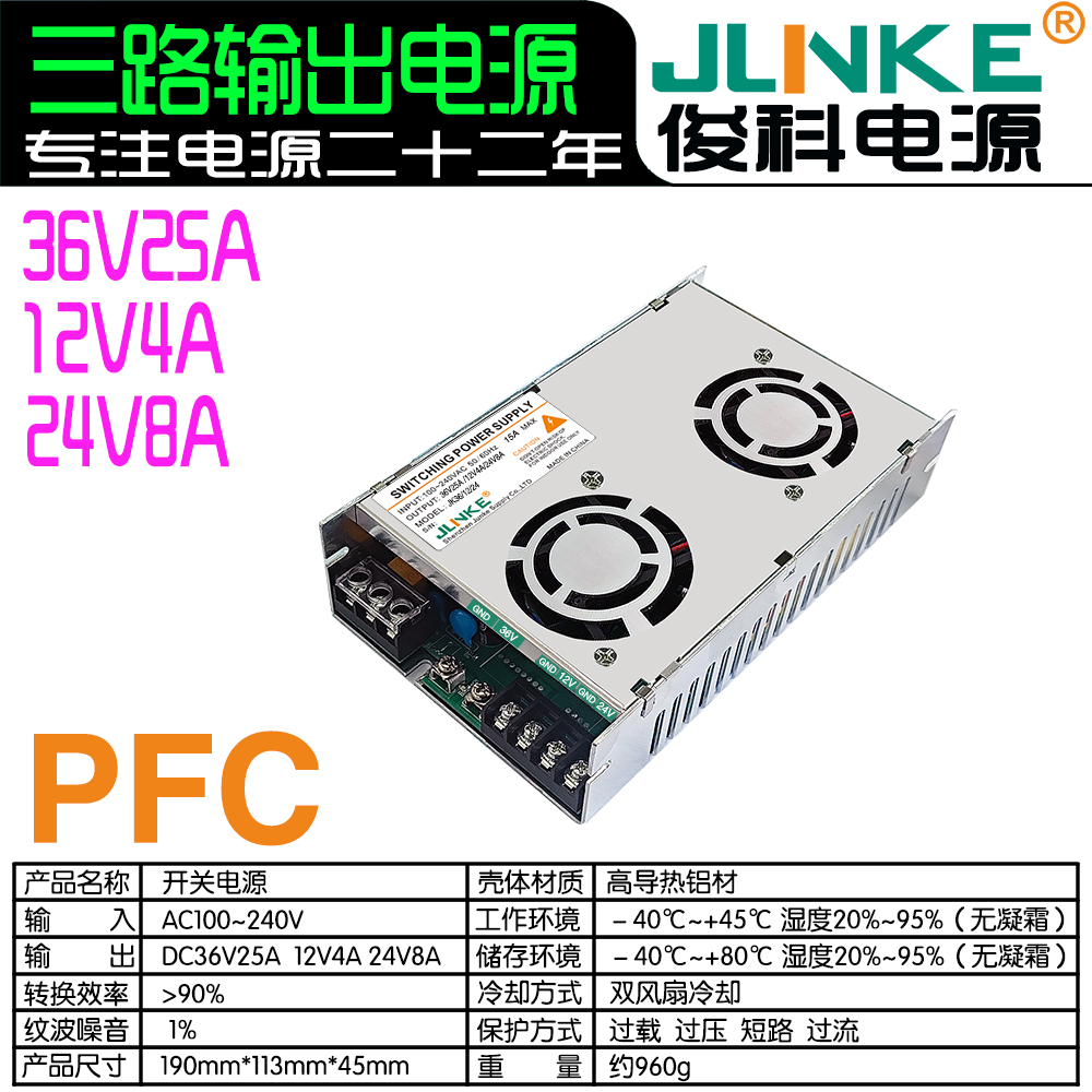 12V4A/24V8A/36V25A